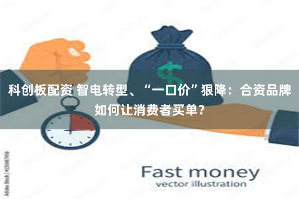 科创板配资 智电转型、“一口价”狠降：合资品牌如何让消费者买单？