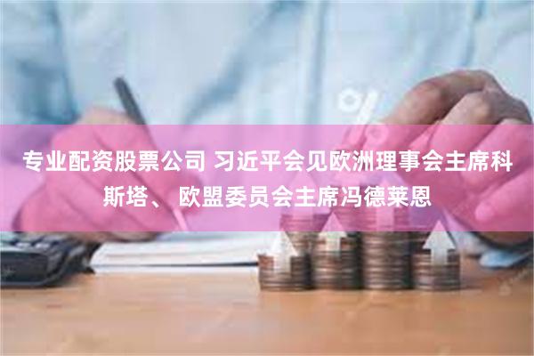 专业配资股票公司 习近平会见欧洲理事会主席科斯塔、 欧盟委员会主席冯德莱恩