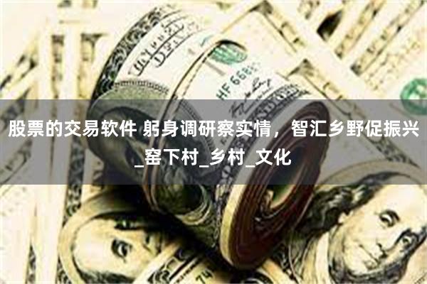 股票的交易软件 躬身调研察实情，智汇乡野促振兴_窑下村_乡村_文化