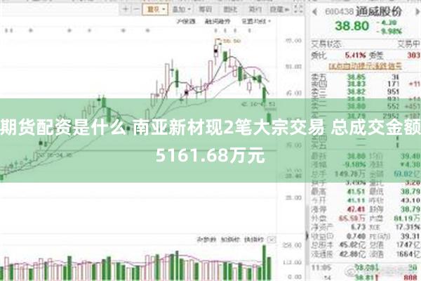 期货配资是什么 南亚新材现2笔大宗交易 总成交金额5161.68万元