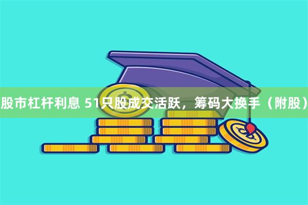 股市杠杆利息 51只股成交活跃，筹码大换手（附股）