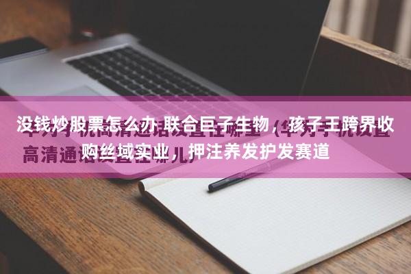 没钱炒股票怎么办 联合巨子生物,孩子王跨界收购丝域实业,押注养发护发赛道