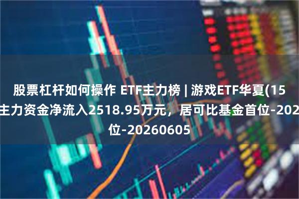 股票杠杆如何操作 ETF主力榜 | 游戏ETF华夏(159869)主力资金净流入2518.95万元，居可比基金首位-20260605