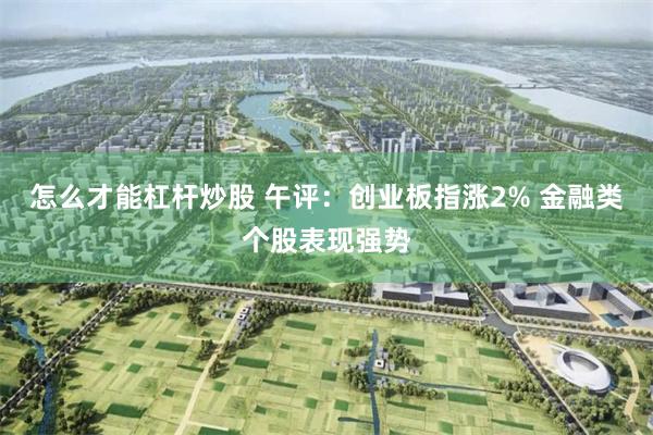 怎么才能杠杆炒股 午评：创业板指涨2% 金融类个股表现强势