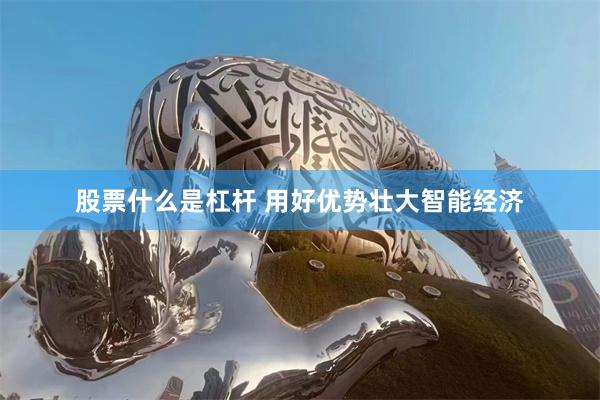 股票什么是杠杆 用好优势壮大智能经济