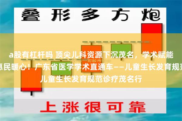 a股有杠杆吗 顶尖儿科资源下沉茂名，学术赋能提质，义诊惠民暖心！广东省医学学术直通车——儿童生长发育规范诊疗茂名行