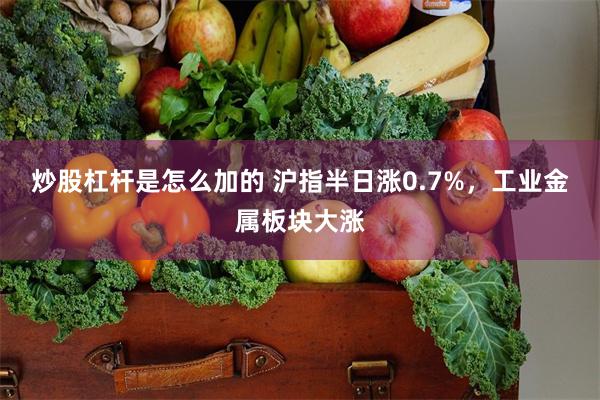 炒股杠杆是怎么加的 沪指半日涨0.7%，工业金属板块大涨