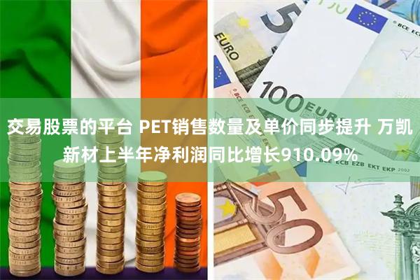交易股票的平台 PET销售数量及单价同步提升 万凯新材上半年净利润同比增长910.09%