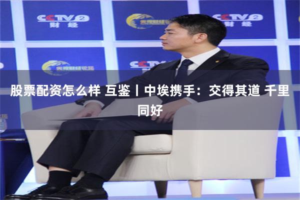 股票配资怎么样 互鉴丨中埃携手：交得其道 千里同好