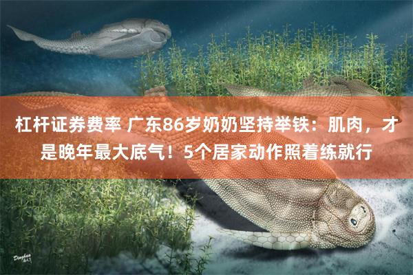 杠杆证券费率 广东86岁奶奶坚持举铁:肌肉,才是晚年最大底气!5个居家动作照着练就行